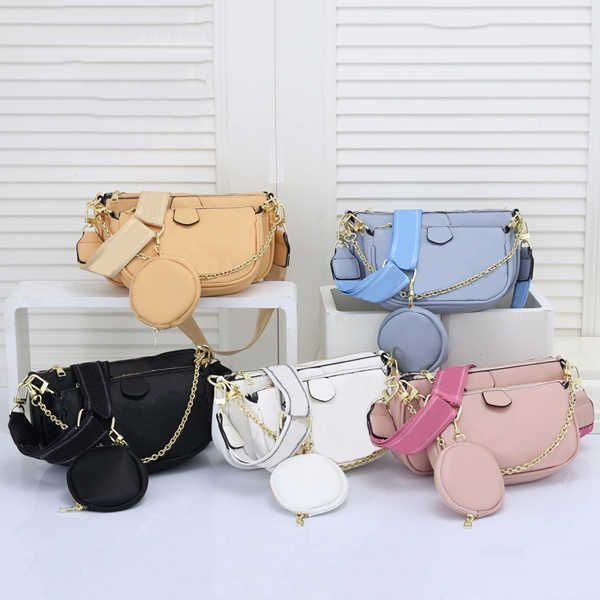 2021 designers shoulder bag wallet women's fashion luxury 3 piece leather designer wallet bags for women with brand size 24*6*13.5cm
2021 designers shoulder bag wallet women's fashion luxury 3 piece leather designer wallet bags for women with brand size 24*6*13.5cm
