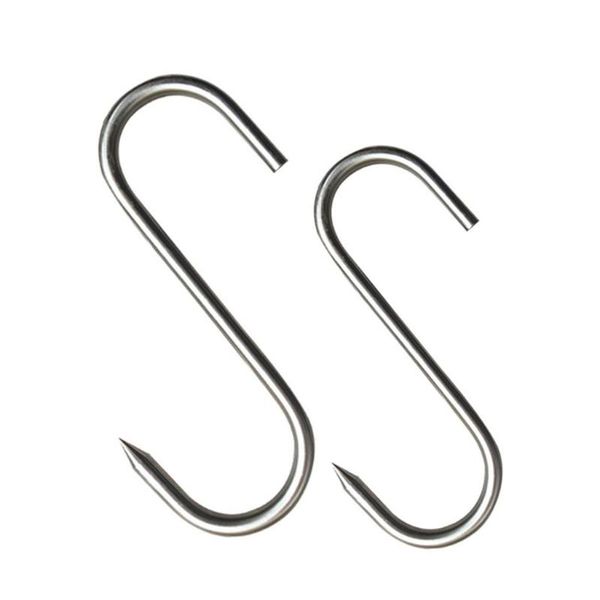 hooks & rails 20pcs stainless steel butcher's hook with sharp tip for butcher shop kitchen and cold smoking practical heavy duty
hooks & rails 20pcs stainless steel butcher's hook with sharp tip for butcher shop kitchen and cold smoking practical heavy duty