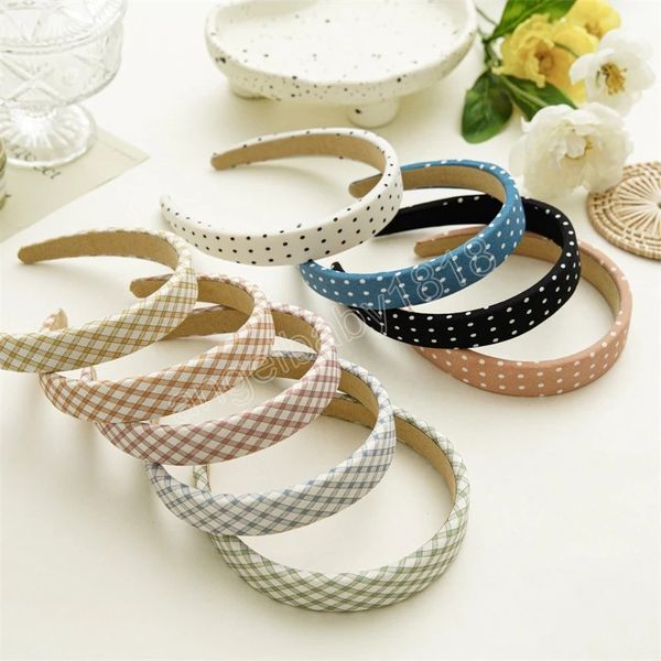 wide sponge hairbands for women headwear dot plaid print headband bezel padded hair hoop hair bands female hair accessories, Slivery;white
wide sponge hairbands for women headwear dot plaid print headband bezel padded hair hoop hair bands female hair accessories, Slivery;white