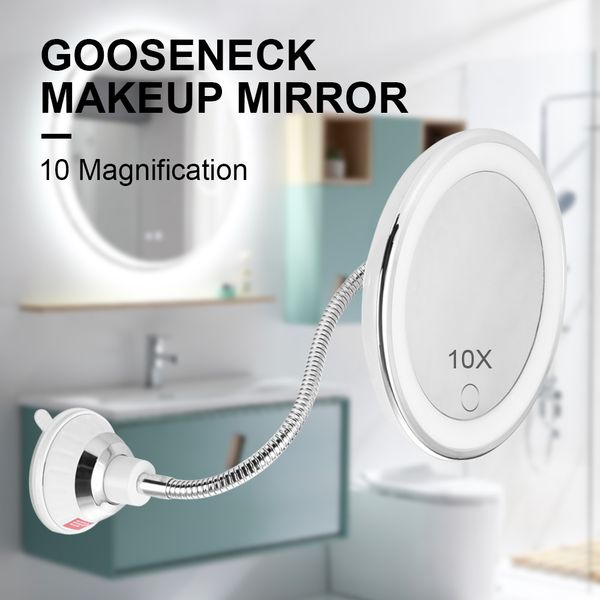 10x led mirror makeup mirror flexible mirror illuminated magnifying vanity mirrors with light make up miroir bathroom mirrorsnew
10x led mirror makeup mirror flexible mirror illuminated magnifying vanity mirrors with light make up miroir bathroom mirrorsnew