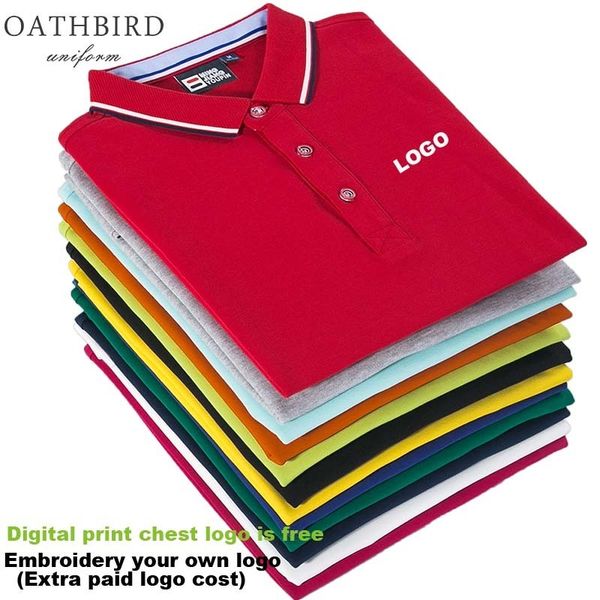 embroidery polo shirt with custom own uniform polo collar shirt work clothes 220608, White;black
embroidery polo shirt with custom own uniform polo collar shirt work clothes 220608, White;black