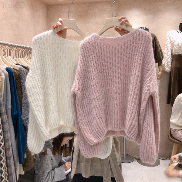 women's sweaters designer hong kong style lazy pullover sweater women's loose outer wear 2021 autumn and winter new sweet foreign, White;black
women's sweaters designer hong kong style lazy pullover sweater women's loose outer wear 2021 autumn and winter new sweet foreign, White;black