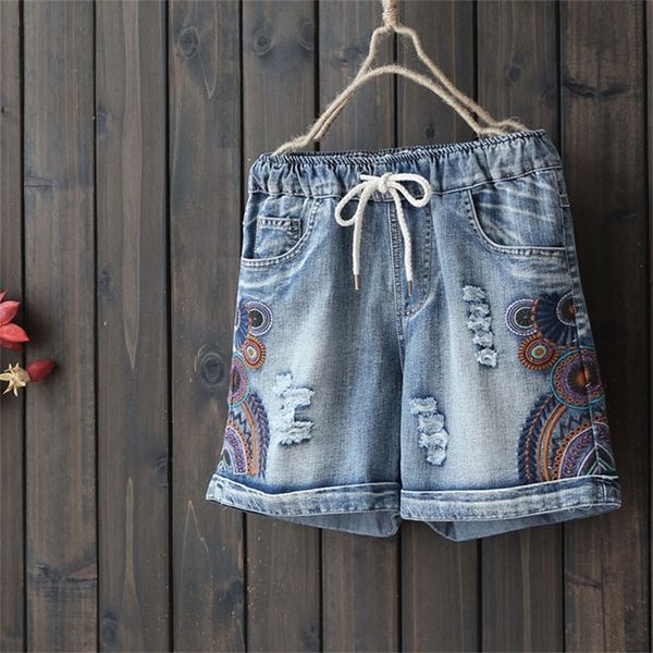 geometric embroidery holes cotton denim shorts women summer 2019 casual loose plus size 3xl t200701, Blue
geometric embroidery holes cotton denim shorts women summer 2019 casual loose plus size 3xl t200701, Blue