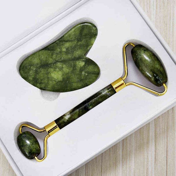 1pcs face massage jade roller quartz natural stone gua sha slimmer lift wrinkle double chin remover beauty care slimming tools 220510
1pcs face massage jade roller quartz natural stone gua sha slimmer lift wrinkle double chin remover beauty care slimming tools 220510