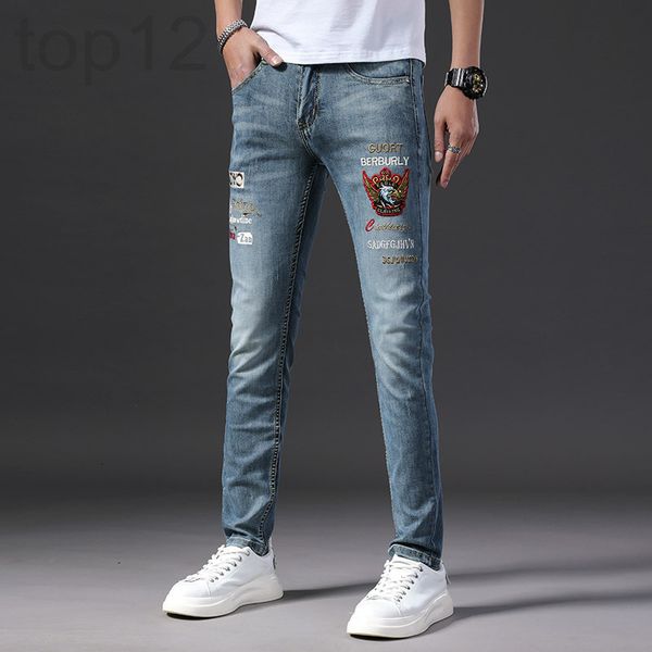 men's jeans designer spring and summer 2022 new trend men's jeans korean version friar casual pants, Blue
men's jeans designer spring and summer 2022 new trend men's jeans korean version friar casual pants, Blue