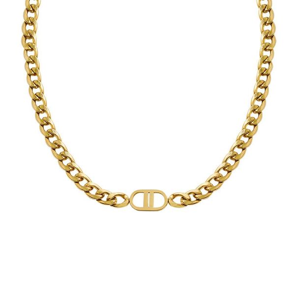 pendant necklaces luxury stainless steel jewelry personality letter d thick chain necklace for women hip hop bracelet female gift, Silver
pendant necklaces luxury stainless steel jewelry personality letter d thick chain necklace for women hip hop bracelet female gift, Silver