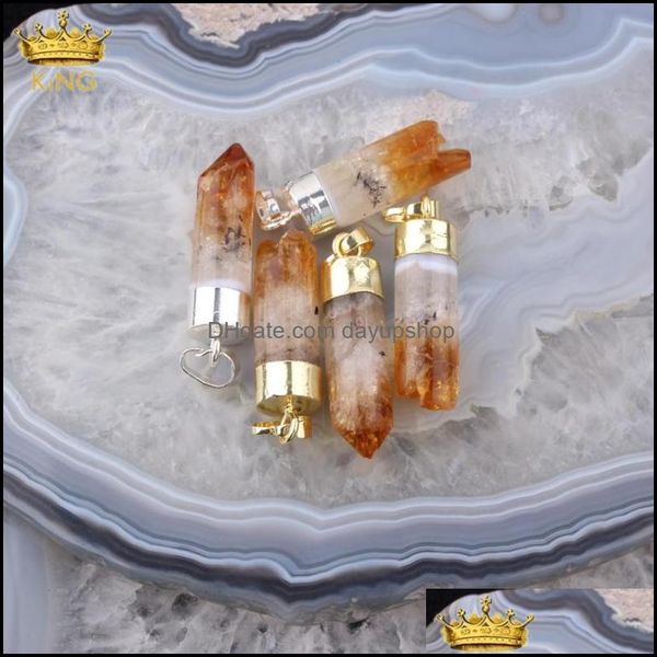 pendant necklaces 5pcs natural citrines quartz stone point jewelry plated gold siery caps crystal stick dayupshop dhcdh, Silver
pendant necklaces 5pcs natural citrines quartz stone point jewelry plated gold siery caps crystal stick dayupshop dhcdh, Silver
