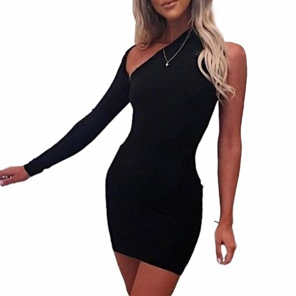 one sleeve bodycon dress women mini party dresses spring short casual w83e#, Black;gray
one sleeve bodycon dress women mini party dresses spring short casual w83e#, Black;gray