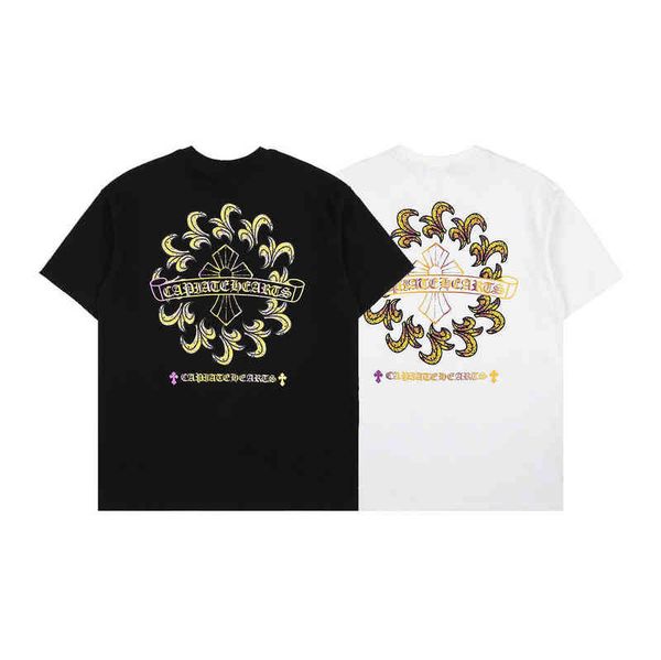 factory online export designer brand short sleeves ch new sleeve loose couple pure cotton back letter youth casual versatile t-shirt, White
factory online export designer brand short sleeves ch new sleeve loose couple pure cotton back letter youth casual versatile t-shirt, White