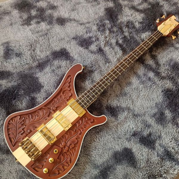 2021 bajo electric guitar tallado en el cuello a traves del cuerpo accesorios dorados envio 4 cuerdas personalizado de fabrica
2021 bajo electric guitar tallado en el cuello a traves del cuerpo accesorios dorados envio 4 cuerdas personalizado de fabrica
