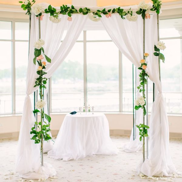 wedding arch drape for bridal ceremony party celebration backdrop decoration-70x550cm
wedding arch drape for bridal ceremony party celebration backdrop decoration-70x550cm