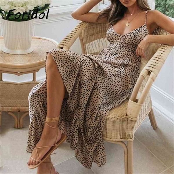 elegant backless lace up summer dress women clothing sleeveless leopard maxi boho beach lady long vestido feminino 210427, Black;brown
elegant backless lace up summer dress women clothing sleeveless leopard maxi boho beach lady long vestido feminino 210427, Black;brown