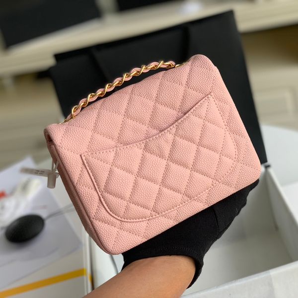 original quality chains shoulder handbag a35200 luxuries designers mini flap bags 17cm classic caviar lady cross body designer bag with box, Black
original quality chains shoulder handbag a35200 luxuries designers mini flap bags 17cm classic caviar lady cross body designer bag with box, Black