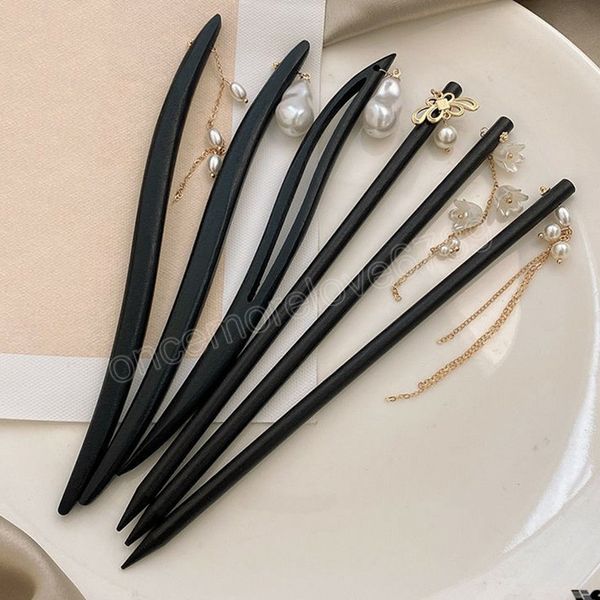 vintage hair stick natural wooden sandalwood chinese style chopsticks ethnic hair pin women pearl hairpins jewelry accessories, Golden;silver
vintage hair stick natural wooden sandalwood chinese style chopsticks ethnic hair pin women pearl hairpins jewelry accessories, Golden;silver