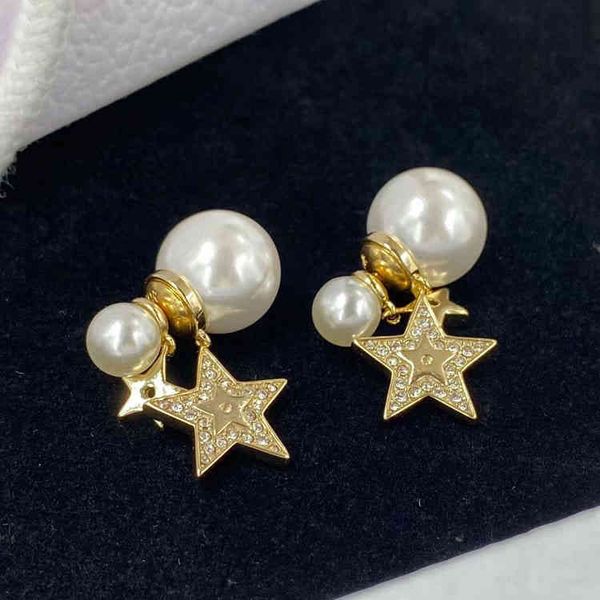 pearl earrings pointed star fashion versatile simple light luxury female earrings, Golden
pearl earrings pointed star fashion versatile simple light luxury female earrings, Golden