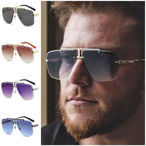 men rimless sunglasses oversize lens sun glasses goggles anti-uv spectacles alloy eyeglasses double beam ornamental a++, White;black
men rimless sunglasses oversize lens sun glasses goggles anti-uv spectacles alloy eyeglasses double beam ornamental a++, White;black