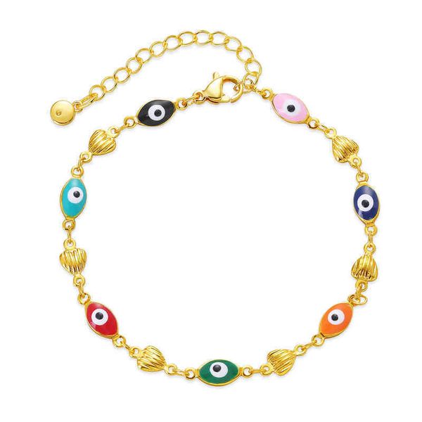 popular devil's eye plated 18k gold love bracelet adjustable national style hand ornament, Golden;silver
popular devil's eye plated 18k gold love bracelet adjustable national style hand ornament, Golden;silver