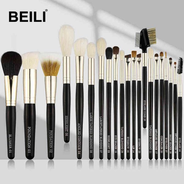 makeup tool set professional makeup brush black natural beili eye shadow and goat hair 220423
makeup tool set professional makeup brush black natural beili eye shadow and goat hair 220423
