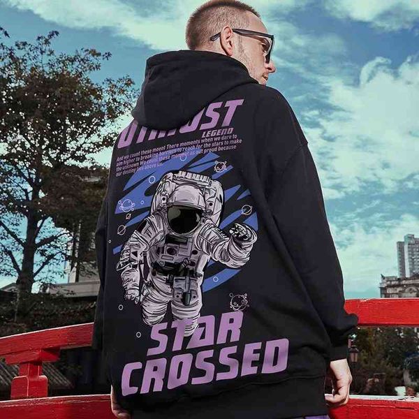 nasa astronaut guochao oversize hoodie men's fashion brand ins large couple jacket autumn, Black
nasa astronaut guochao oversize hoodie men's fashion brand ins large couple jacket autumn, Black