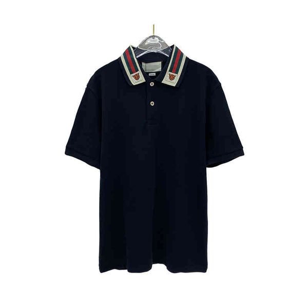 men's polos cat red and green collar rion letter short sleeve lapel t-shirt, White;black
men's polos cat red and green collar rion letter short sleeve lapel t-shirt, White;black