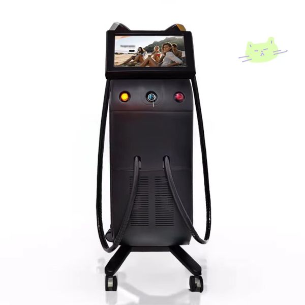 three wavelength 755 808 1064nm diode laser machine single or double handles permanent hair removal aesthetics device, Black
three wavelength 755 808 1064nm diode laser machine single or double handles permanent hair removal aesthetics device, Black