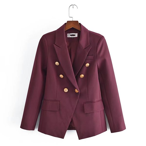 b206 womens suits & blazers tide brand high-quality retro fashion designer presbyopic maze series suit jacket lion double-breasted slim plus, White;black
b206 womens suits & blazers tide brand high-quality retro fashion designer presbyopic maze series suit jacket lion double-breasted slim plus, White;black