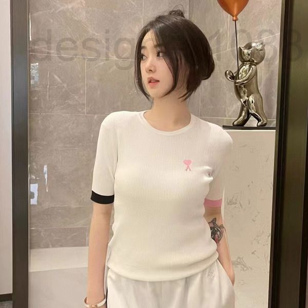 women's sweaters designer 22 summer thin knitting little love ice silk short sleeved women's t-shirt simple fresh sweet and cute o, White;black
women's sweaters designer 22 summer thin knitting little love ice silk short sleeved women's t-shirt simple fresh sweet and cute o, White;black