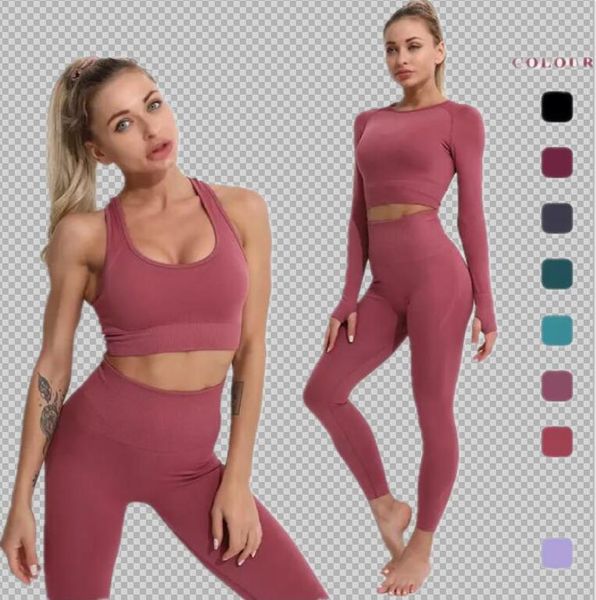 seamless yoga outfit sports bra high waist push up leggings fitness wear gym suits workout clothing women sportswear yoga sets, White;red
seamless yoga outfit sports bra high waist push up leggings fitness wear gym suits workout clothing women sportswear yoga sets, White;red
