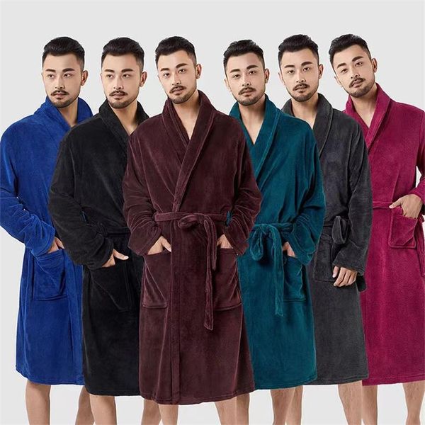 autumn new men s and women s bathrobes coral velvet padded pajamas long-sleeved home clothes couple loose plus size, Black;white
autumn new men s and women s bathrobes coral velvet padded pajamas long-sleeved home clothes couple loose plus size, Black;white
