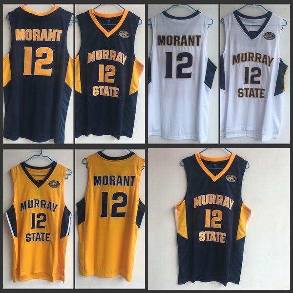 men's murray state racers #12 ja morant 2018-19 college basketball game jersey, Black
men's murray state racers #12 ja morant 2018-19 college basketball game jersey, Black