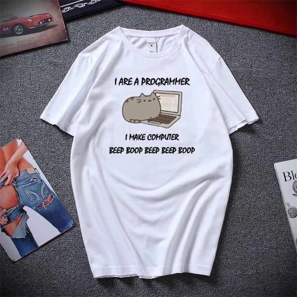 i are programmer i make computer beep boop tshirt summer short sleeve euro size cotton beep boop tees 220624, White;black
i are programmer i make computer beep boop tshirt summer short sleeve euro size cotton beep boop tees 220624, White;black