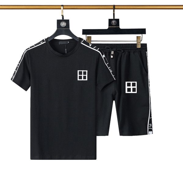 2022 casual suit mens tracksuit fashion summer sportwear crew neck short sleeves t-shirt&shorts 2 color option high quality, Gray
2022 casual suit mens tracksuit fashion summer sportwear crew neck short sleeves t-shirt&shorts 2 color option high quality, Gray