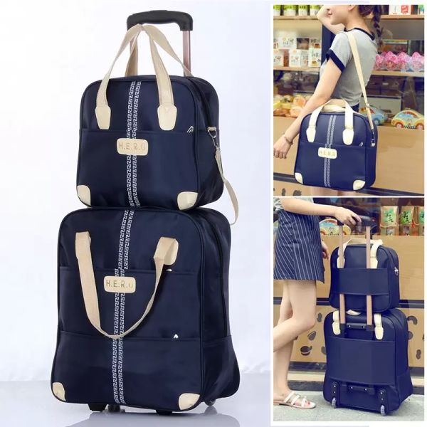 irisbobs fashion women trolley suitcase with hand tie rod suit casual rolling case travel bag wheels luggage
irisbobs fashion women trolley suitcase with hand tie rod suit casual rolling case travel bag wheels luggage