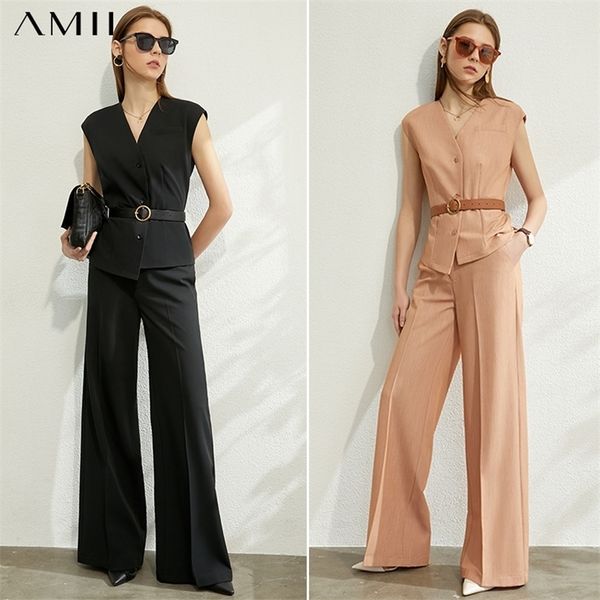 amii minimalism spring summer women suit set solid vneck singlebreasted vest high waist loose causal female suit 12070275 t200716, White
amii minimalism spring summer women suit set solid vneck singlebreasted vest high waist loose causal female suit 12070275 t200716, White
