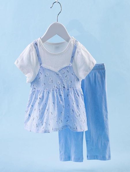 toddler girls floral 2 in 1 & pants set she, White