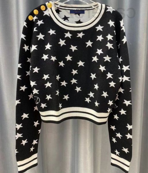 women's knits & tees designer straight 2022 early autumn new star five pointed knitted round neck short long sleeved women yk01, White
women's knits & tees designer straight 2022 early autumn new star five pointed knitted round neck short long sleeved women yk01, White