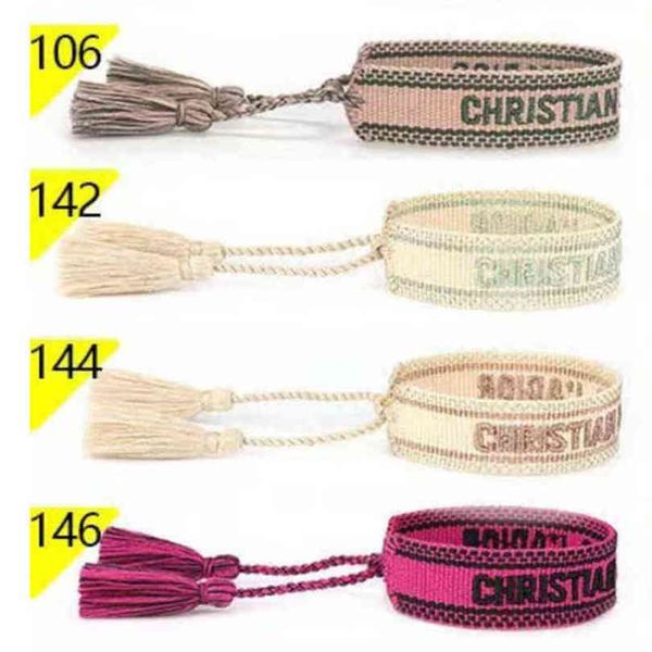 fashion classic brand bangles bracelets luxury women men handmade signature embroidered woven tassel adjustable bracelet jewelry friendship, Black
fashion classic brand bangles bracelets luxury women men handmade signature embroidered woven tassel adjustable bracelet jewelry friendship, Black