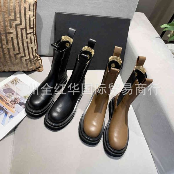 boots high end leather chimney boots children's autumn and winter thick soled long short knight chelsea martin women's shoes, Black
boots high end leather chimney boots children's autumn and winter thick soled long short knight chelsea martin women's shoes, Black