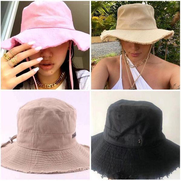 designer woman wide brim hats summer le bob artichaut bucket hat fashion beach cap with logo xnslw, Blue;gray
designer woman wide brim hats summer le bob artichaut bucket hat fashion beach cap with logo xnslw, Blue;gray