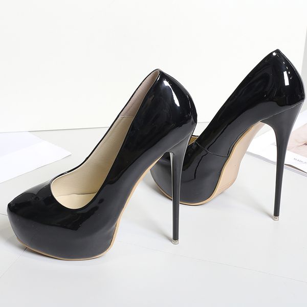 fetish high heels platform shoes stiletto heels 16cm extreme women pumps party nightclub small round size 35-47 woman shoe, Black
fetish high heels platform shoes stiletto heels 16cm extreme women pumps party nightclub small round size 35-47 woman shoe, Black