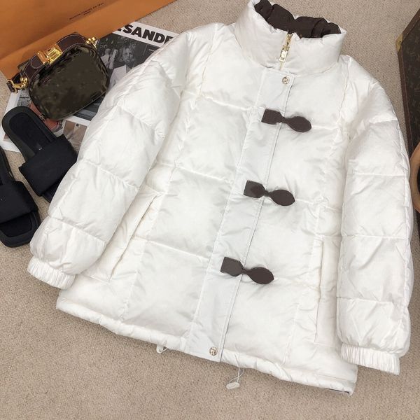 22fw designer women's down jacket women's down jacket cropped parka fashion quilted ripsnylon canvas buttons, Black
22fw designer women's down jacket women's down jacket cropped parka fashion quilted ripsnylon canvas buttons, Black