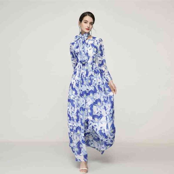 casual dresses wind early spring women's chiffon printed elegant long skirt sleeved dress with silk scarves, Black;gray
casual dresses wind early spring women's chiffon printed elegant long skirt sleeved dress with silk scarves, Black;gray