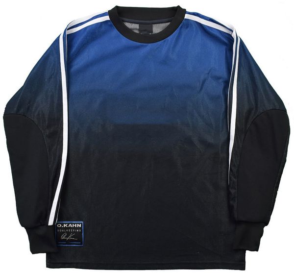 02 03 retro soccer jerseys gk goal keeper long sleeve kahn blue black jersey vintage football shirt, Black;yellow
02 03 retro soccer jerseys gk goal keeper long sleeve kahn blue black jersey vintage football shirt, Black;yellow