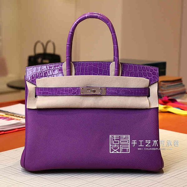 designer birkins bags women's togo spell crocodile skin purple touch30cm silver buckle leather handbag
designer birkins bags women's togo spell crocodile skin purple touch30cm silver buckle leather handbag