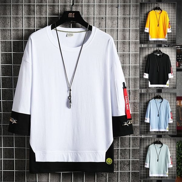 mens t shirts japan fashion streetwear harajuku short sleeve tees men casual men clothing embroidery t shirts men 220805, White;black
mens t shirts japan fashion streetwear harajuku short sleeve tees men casual men clothing embroidery t shirts men 220805, White;black