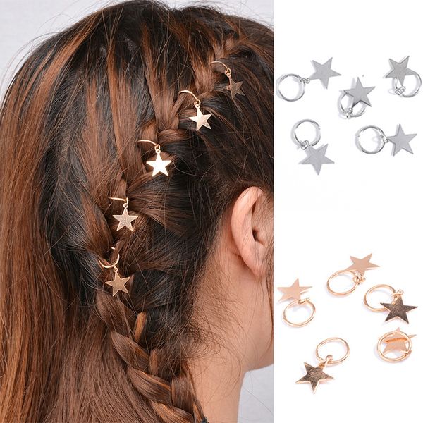 5pcs bag twist braid hair ornament for women charming alloy circle hoop personality diy pendant accessories 220716, Pink
5pcs bag twist braid hair ornament for women charming alloy circle hoop personality diy pendant accessories 220716, Pink