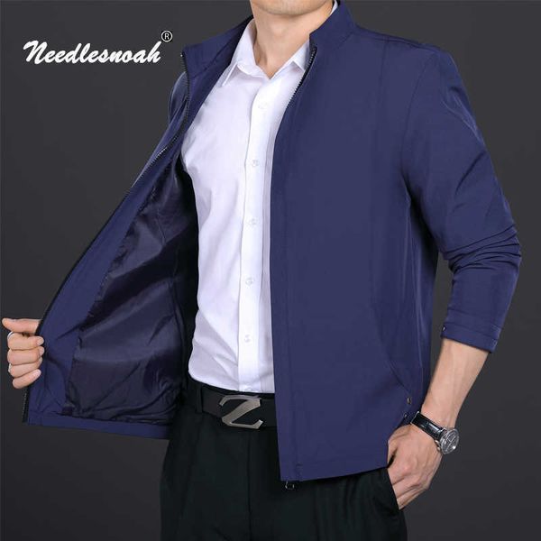 men's jackets 2023 spring summer casual jacket solid fashion slim fit bomber male business new arrival stand collar coat y2302, Black;brown
men's jackets 2023 spring summer casual jacket solid fashion slim fit bomber male business new arrival stand collar coat y2302, Black;brown
