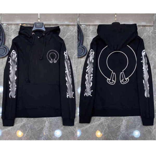 loose mens fashion sweatshirts classic brand ch designer hoodie horseshoe sanskrit print luxury zipper jacket pullover hooded coat women sw, Black
loose mens fashion sweatshirts classic brand ch designer hoodie horseshoe sanskrit print luxury zipper jacket pullover hooded coat women sw, Black