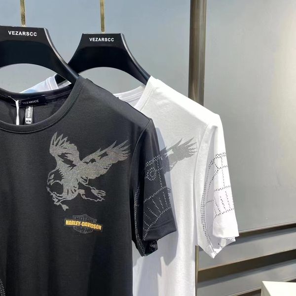 t - shirt men's short sleeves europe and the united states export orders wholesale, White;black
t - shirt men's short sleeves europe and the united states export orders wholesale, White;black