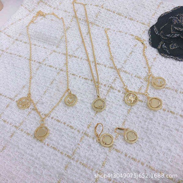 new necklace designer simple light luxury high sense niche design bracelet earrings female alphabet, Black
new necklace designer simple light luxury high sense niche design bracelet earrings female alphabet, Black
